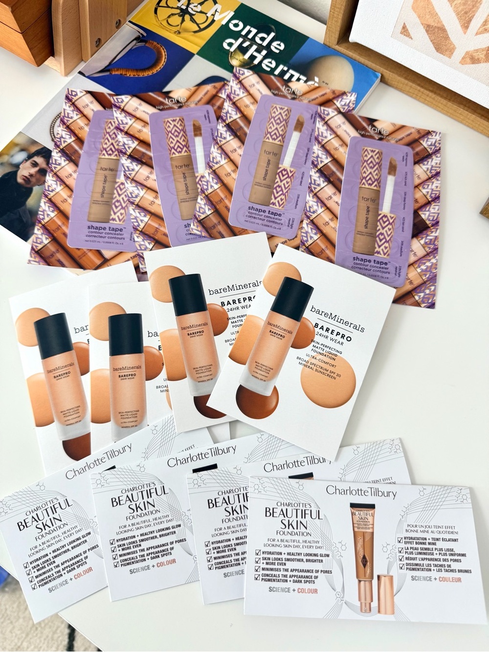 Charlotte Tilbury, BareMinerals & Tarte Foundation Bundle